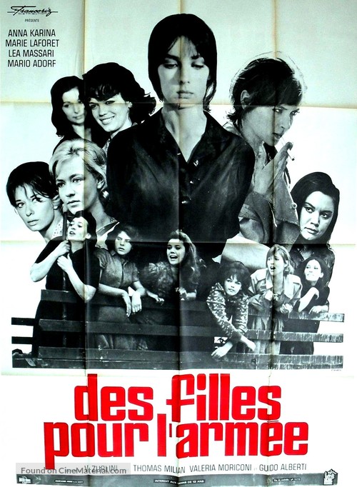 Le soldatesse - French Movie Poster