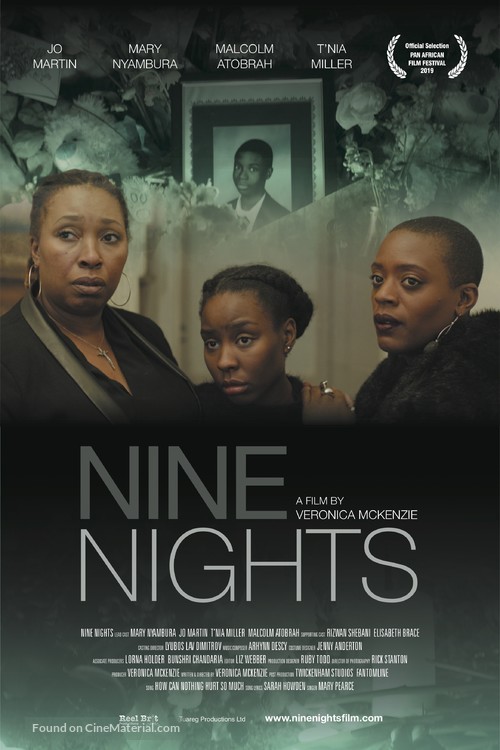 Nine Nights - British Movie Poster