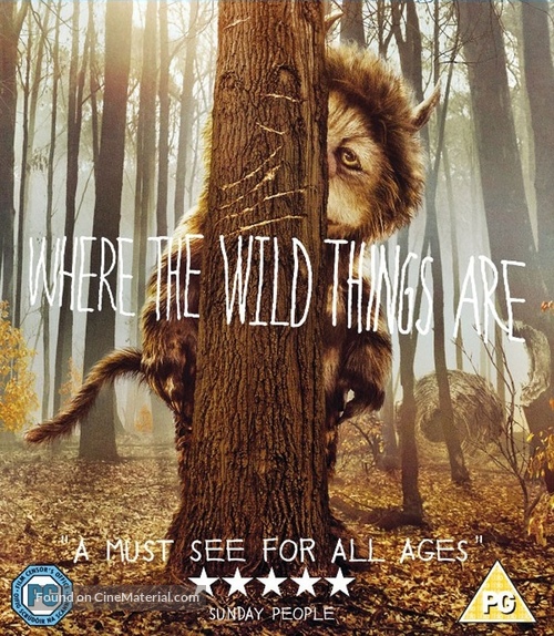 Where the Wild Things Are - British Blu-Ray movie cover