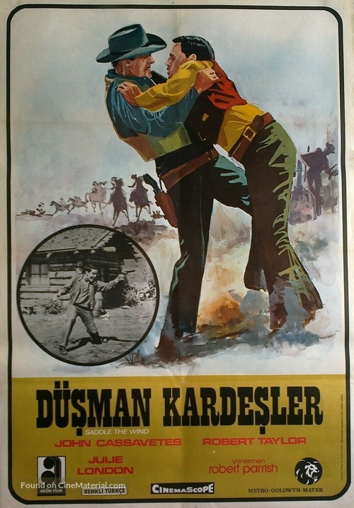 Saddle the Wind - Turkish Movie Poster