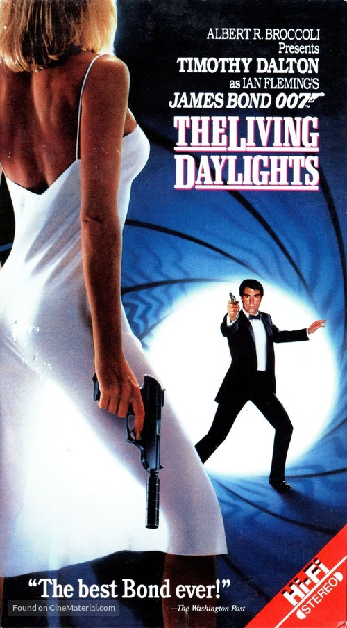 The Living Daylights - VHS movie cover
