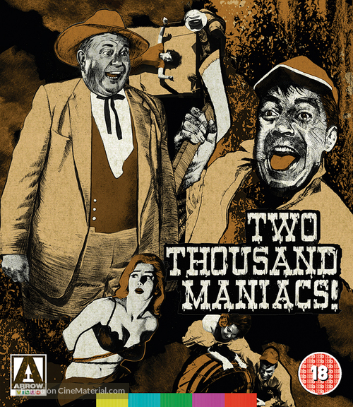 Two Thousand Maniacs! - British Blu-Ray movie cover