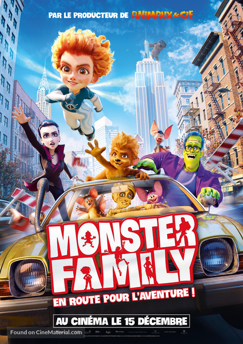 Monster Family 2 - French Movie Poster