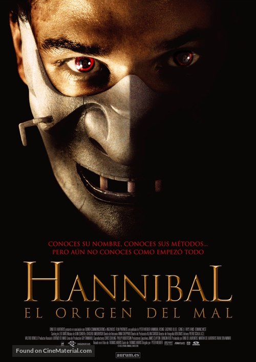 Hannibal Rising - Spanish Movie Poster