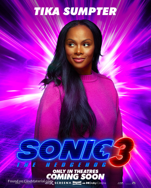 Sonic the Hedgehog 3 - Canadian Movie Poster