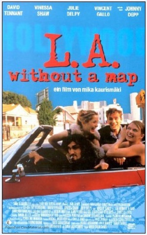 L.A. Without a Map - German Movie Poster