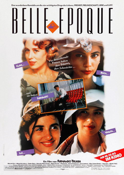 Belle epoque - German Movie Poster