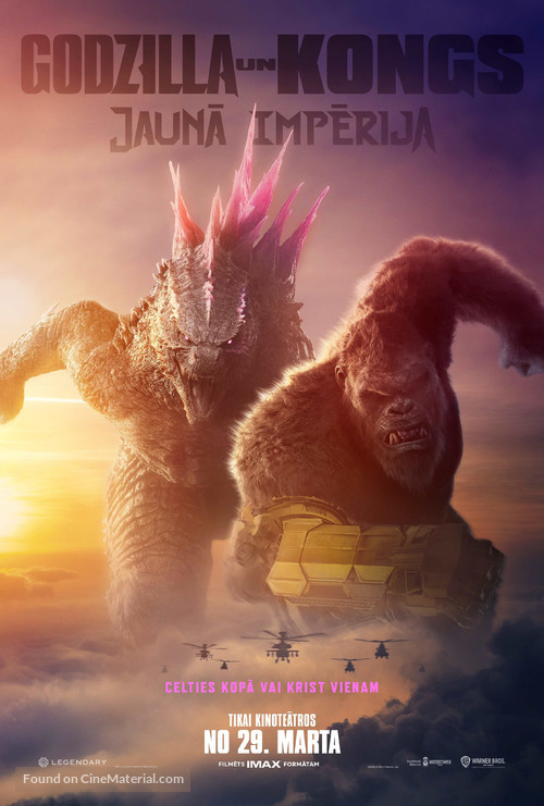 Godzilla x Kong: The New Empire - Latvian Movie Poster