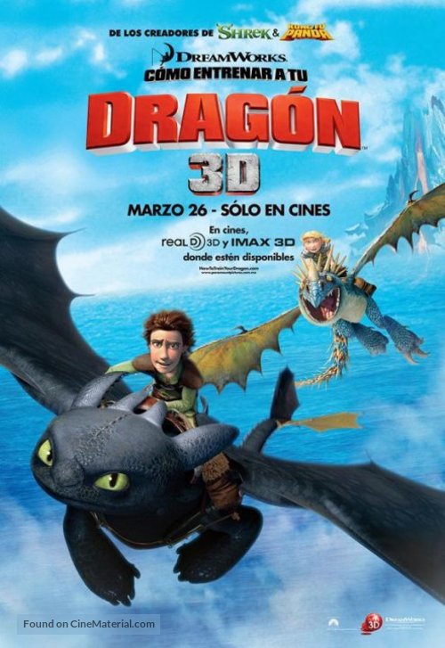 How to Train Your Dragon - Mexican Movie Poster