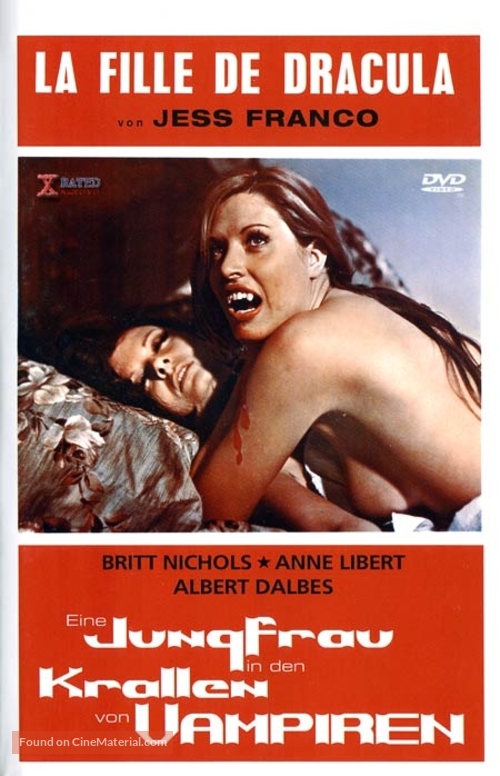 La fille de Dracula - German DVD movie cover