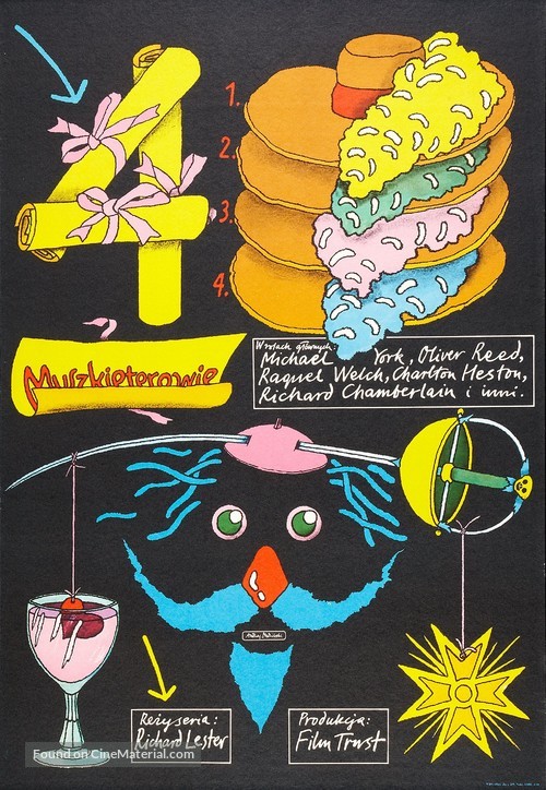 The Four Musketeers - Polish Movie Poster
