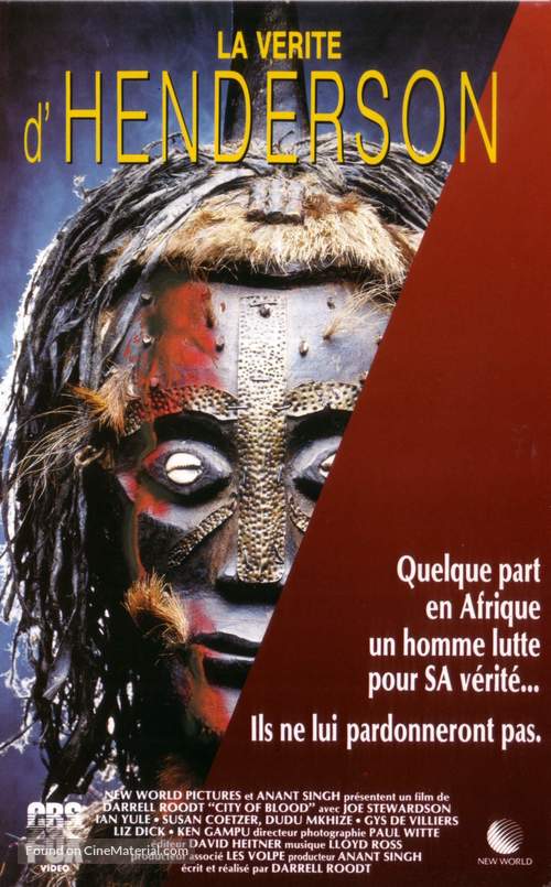 City of Blood - French VHS movie cover