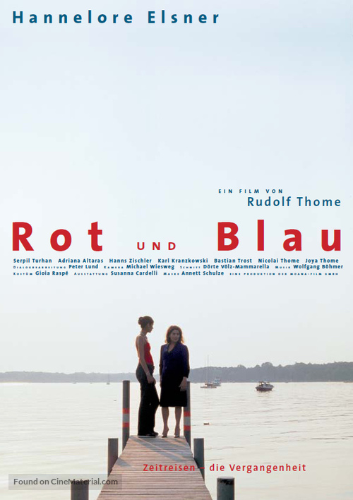 Rot und blau - German Movie Poster