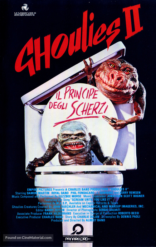 Ghoulies II - Italian VHS movie cover