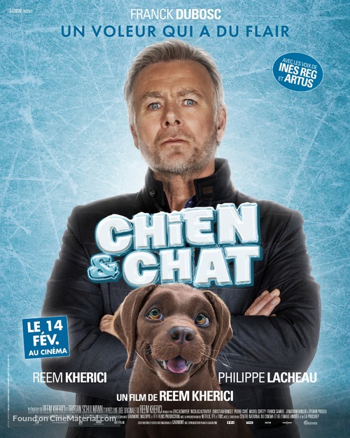 Chien et chat - French Movie Poster