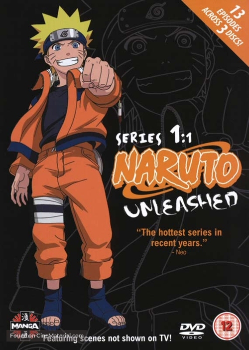 &quot;Naruto&quot; - British DVD movie cover