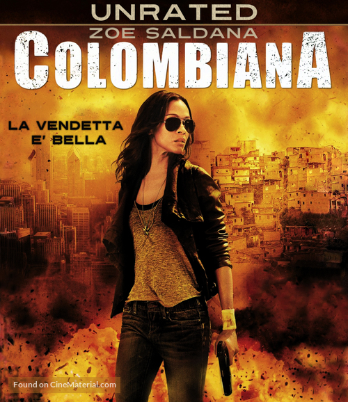 Colombiana - Italian Blu-Ray movie cover