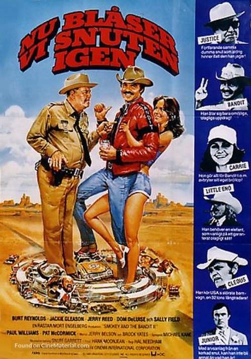 Smokey and the Bandit II - Swedish Movie Poster