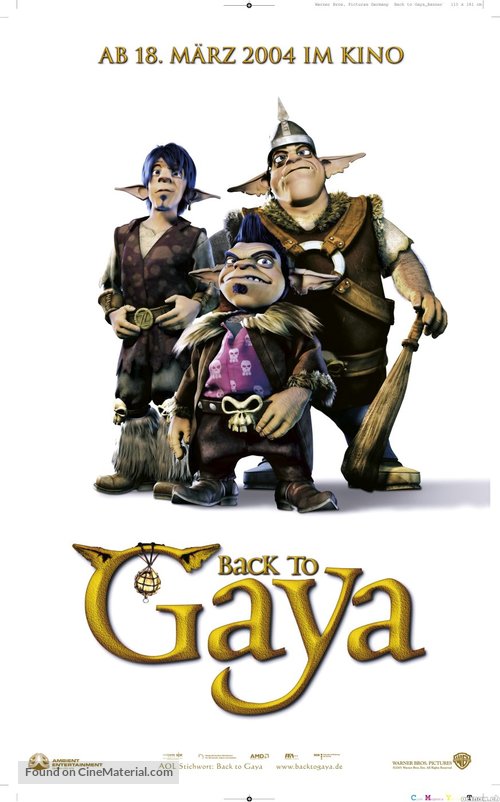 Back To Gaya - German Movie Poster