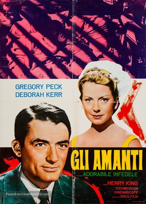 Beloved Infidel - Italian Re-release movie poster