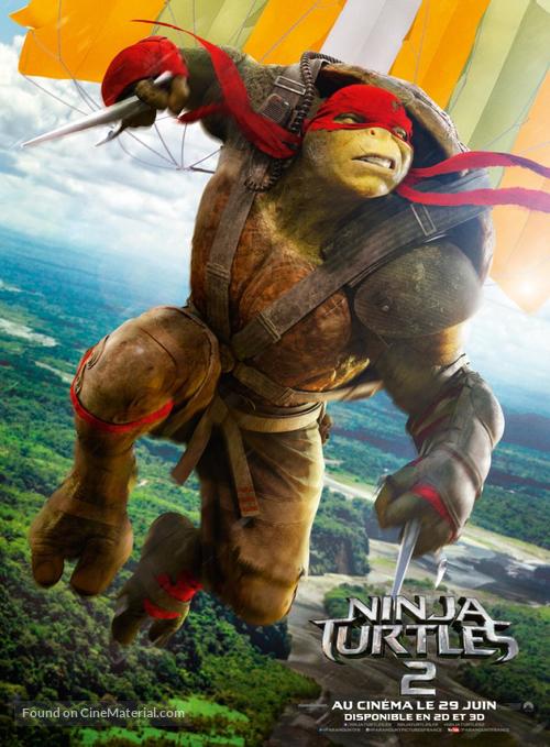 Teenage Mutant Ninja Turtles: Out of the Shadows - French Movie Poster