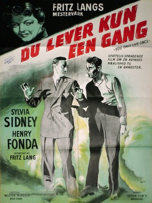 You Only Live Once - Danish Movie Poster