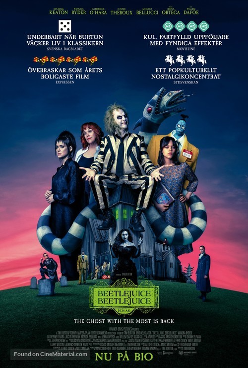 Beetlejuice Beetlejuice - Swedish Movie Poster