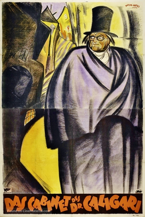 Das Cabinet des Dr. Caligari. - Austrian Movie Poster