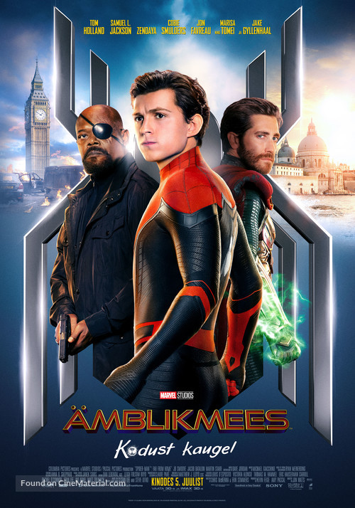 Spider-Man: Far From Home - Estonian Movie Poster