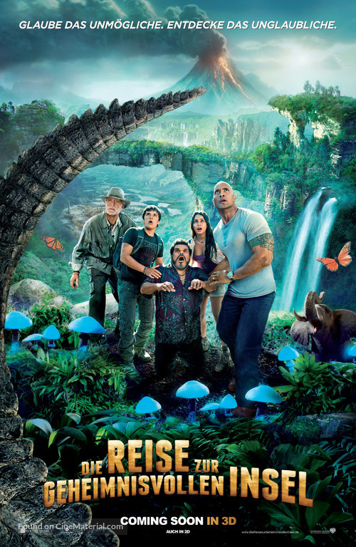 Journey 2: The Mysterious Island - German Movie Poster