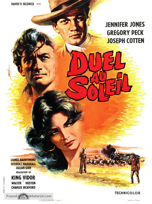 Duel in the Sun - French Movie Poster