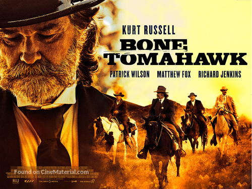 Bone Tomahawk - British Movie Poster