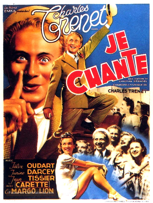 Je chante - French Movie Poster