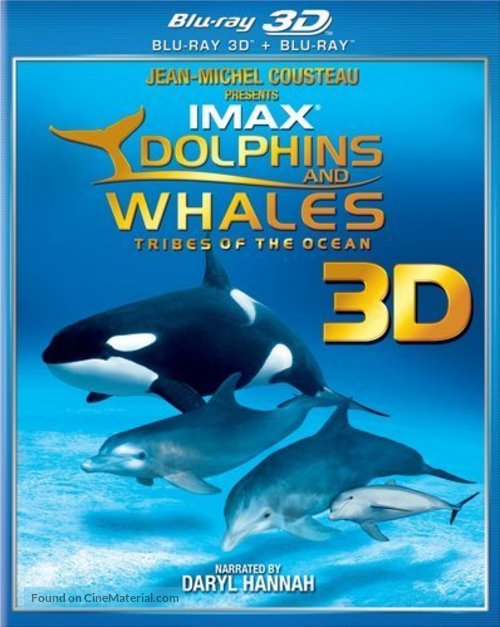 Dolphins and Whales 3D: Tribes of the Ocean - Blu-Ray movie cover