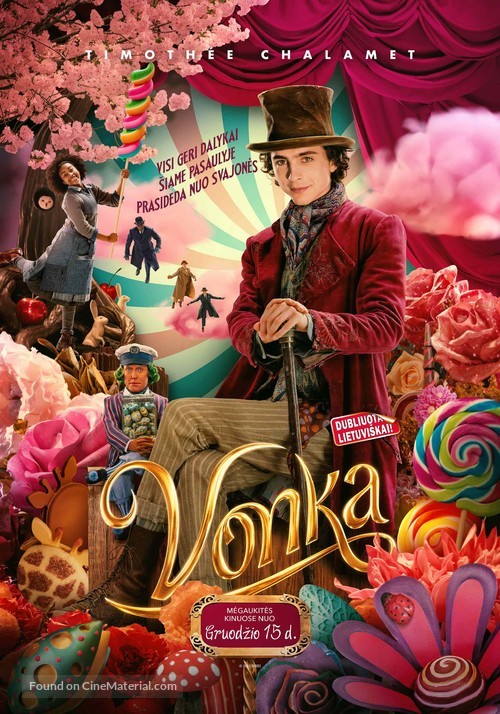 Wonka - Lithuanian Movie Poster