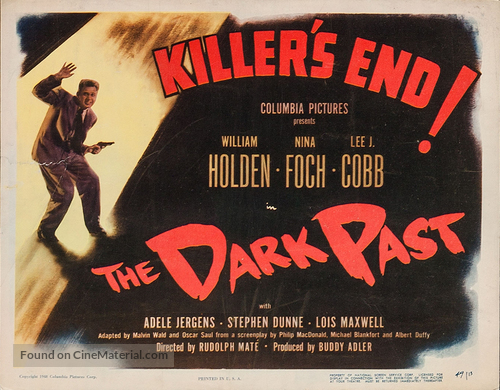 The Dark Past - Movie Poster