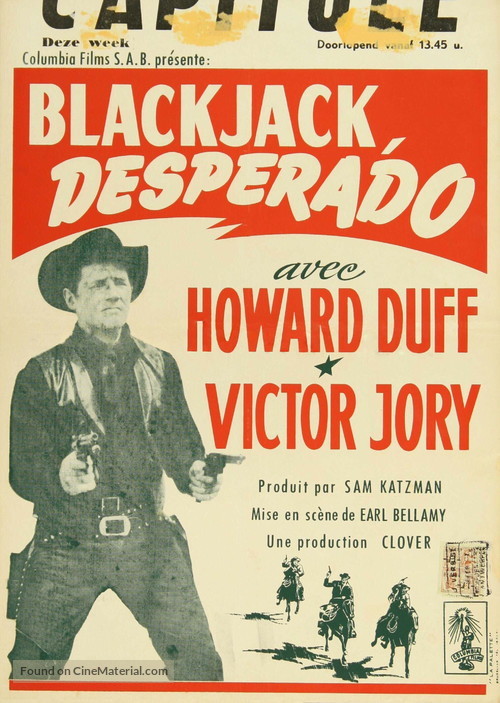 Blackjack Ketchum, Desperado - Belgian Movie Poster