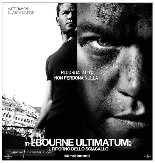 The Bourne Ultimatum - Italian Movie Poster