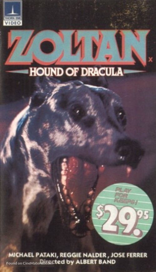 Dracula&#039;s Dog - VHS movie cover