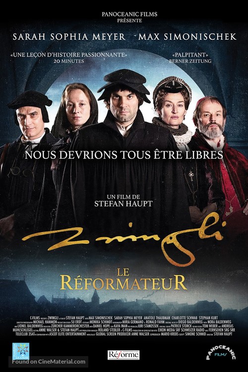 Zwingli - French Movie Poster