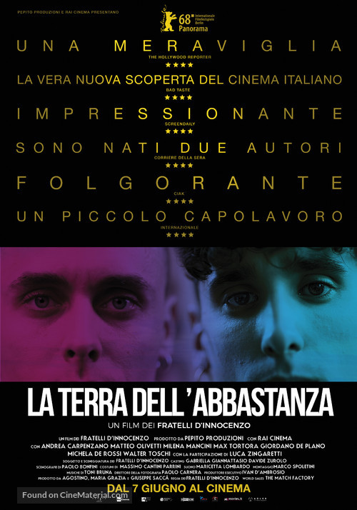 La terra dell&#039;abbastanza - Italian Movie Poster