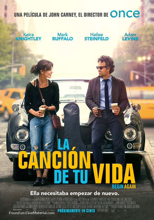 Begin Again - Chilean Movie Poster