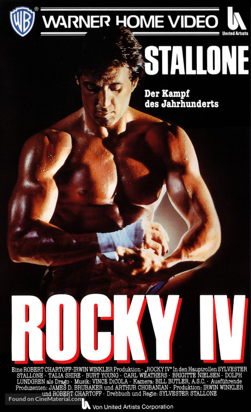 Rocky IV - German Movie Cover
