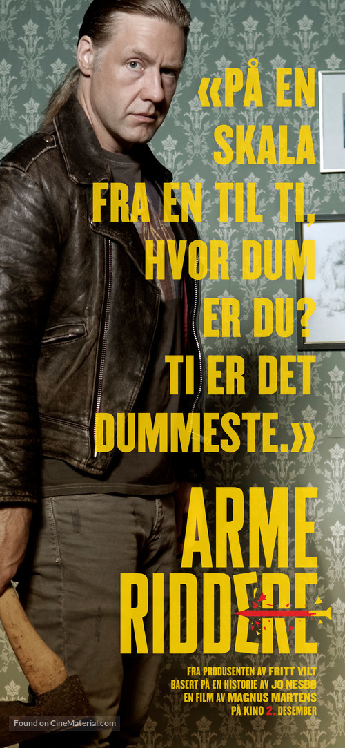 Arme Riddere - Norwegian Movie Poster