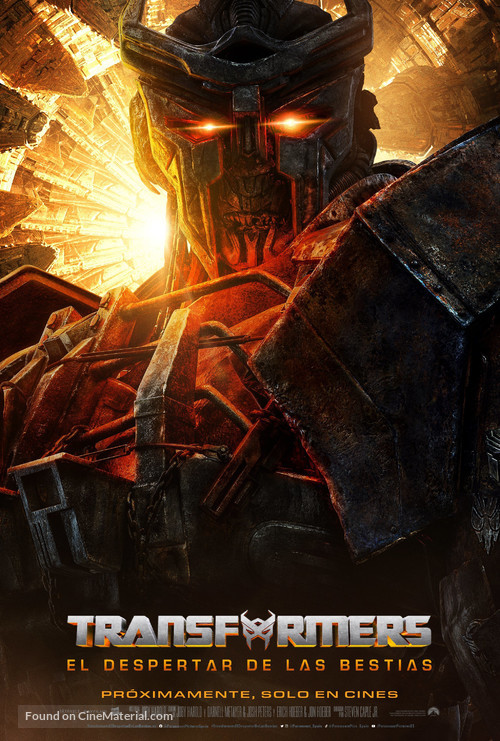 Transformers: Rise of the Beasts - Spanish Movie Poster