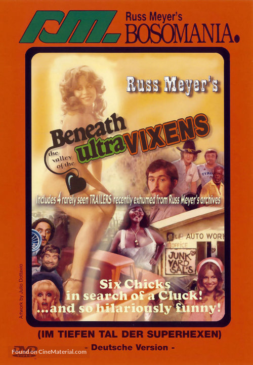Beneath the Valley of the Ultra-Vixens - German DVD movie cover