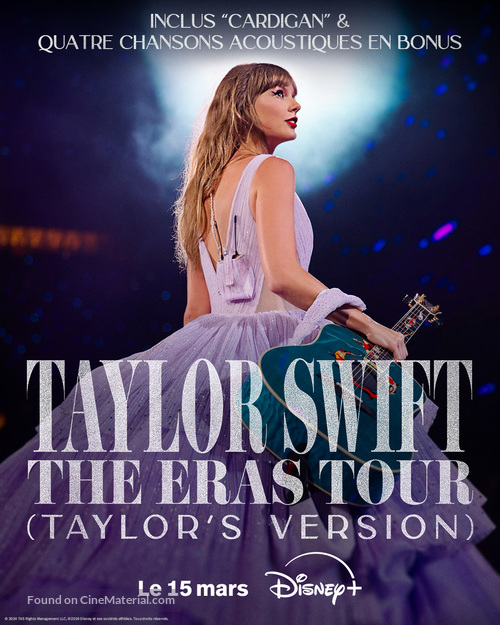 Taylor Swift: The Eras Tour - French Movie Poster