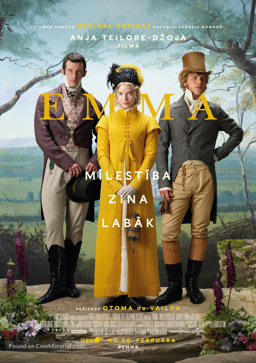 Emma. - Latvian Movie Poster