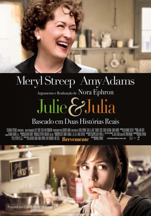 Julie &amp; Julia - Portuguese Movie Poster