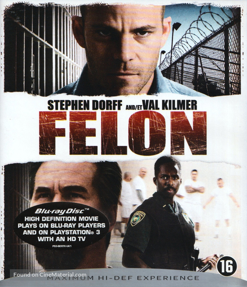 Felon - Dutch Blu-Ray movie cover